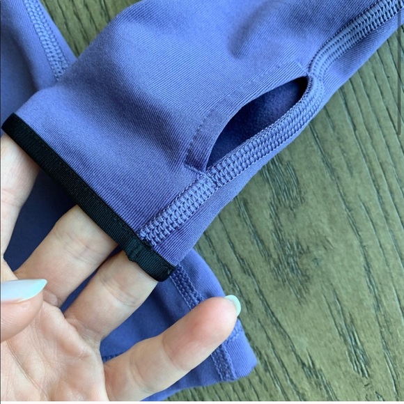 Nike Purple Long Sleeve Half Zip Athletic Top - Picture 5 of 6